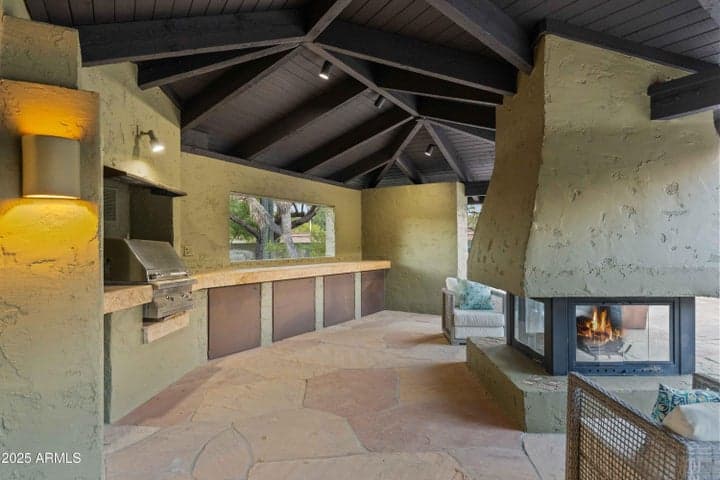BBQ area