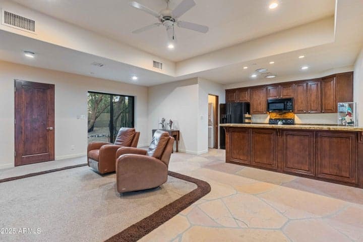 Guest House Living Room and Kitchen