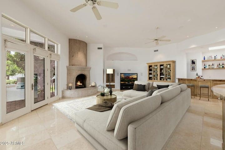 FAMILY ROOM VIRTUALLY STAGED