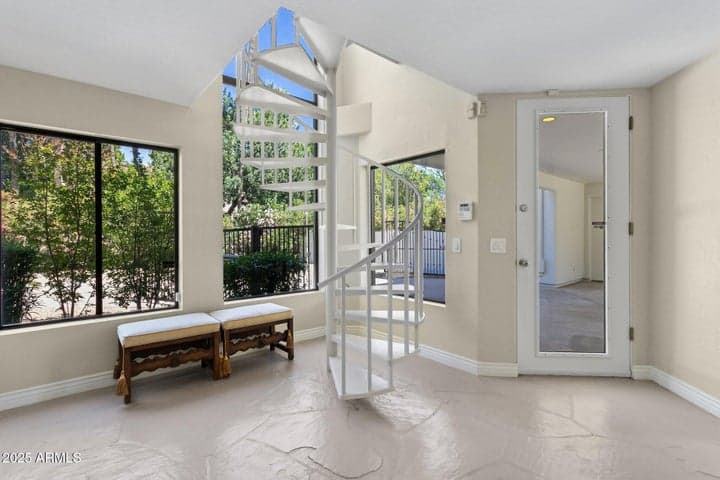 glass elevator will be installed in this area