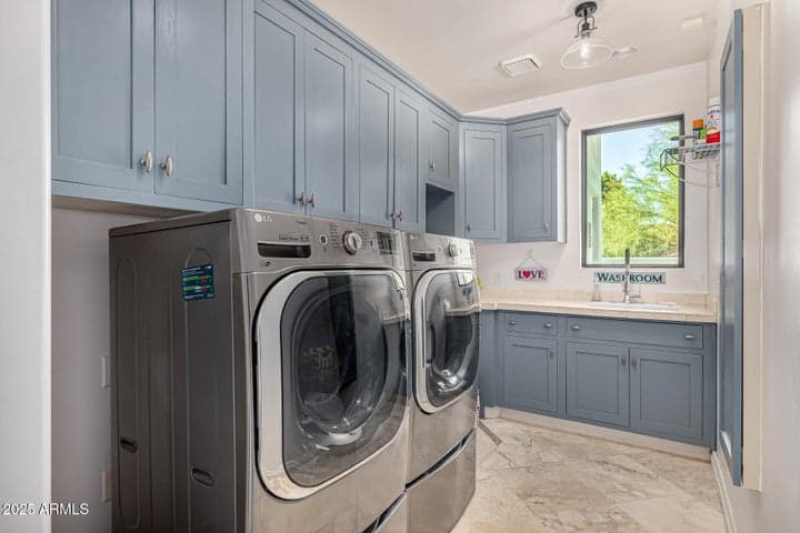 First floor laundry
