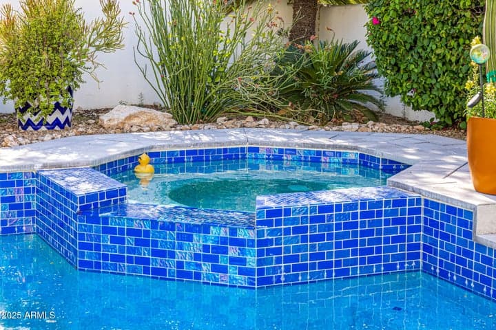heated pool and spa