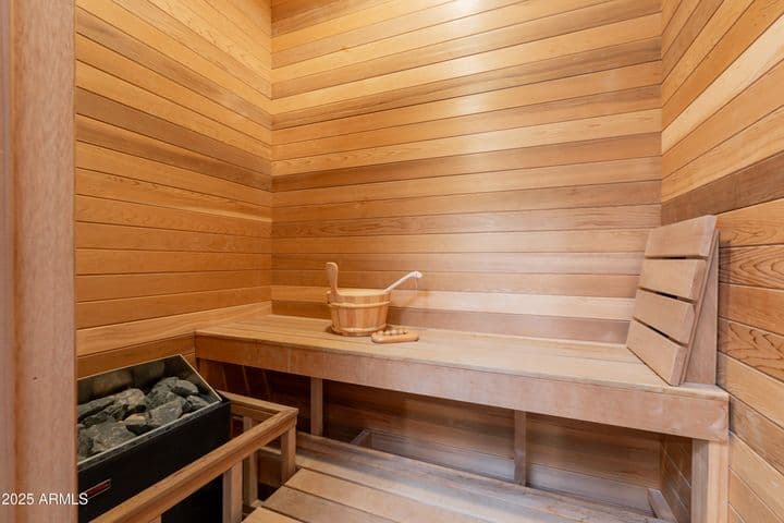 Relax and unwind in your private sauna