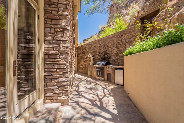 Easily accessible from laundry room or dining room