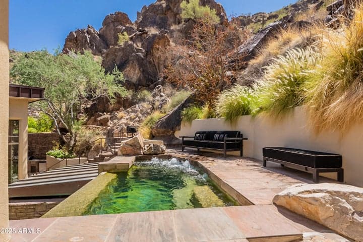 You'll be surrounded by Precambian granite and natural desert landscape