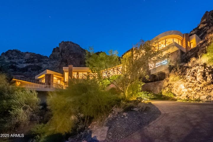 Architectural artistry surrounded by natural desert beauty