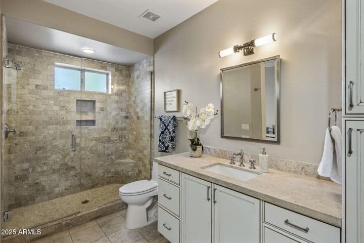 Guest bathroom #3 with walk-in closet