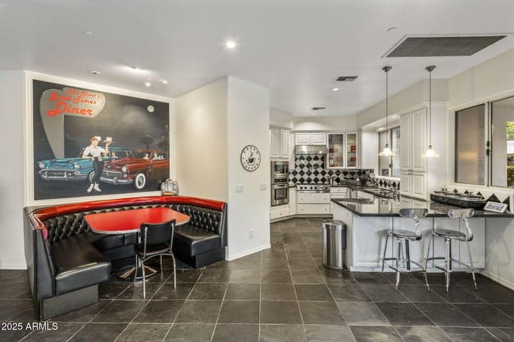 Timeless Diner-Inspired Kitchen