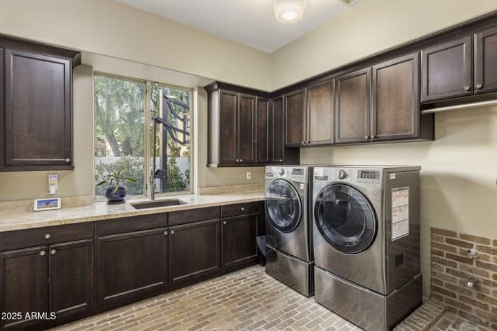 Large Laundry Room with extra storage and Pet spa area