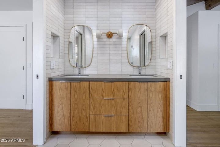 Double Lav in Bathroom opening to each of the two Jack & Jill bedrooms