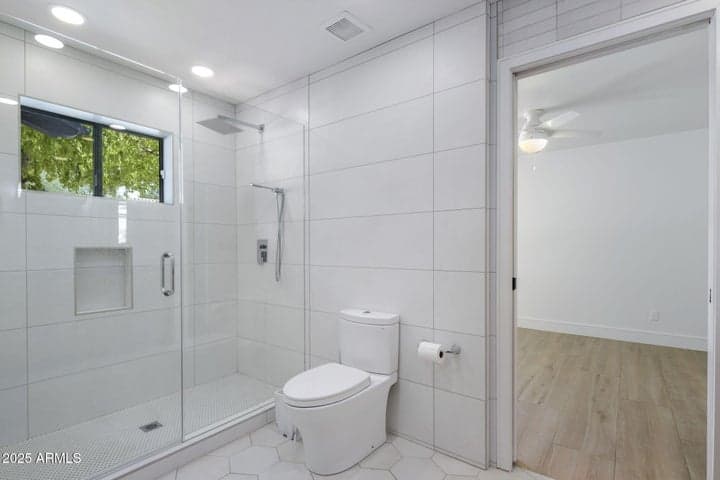 Jack & Jill bathroom shower side of the bathroom
